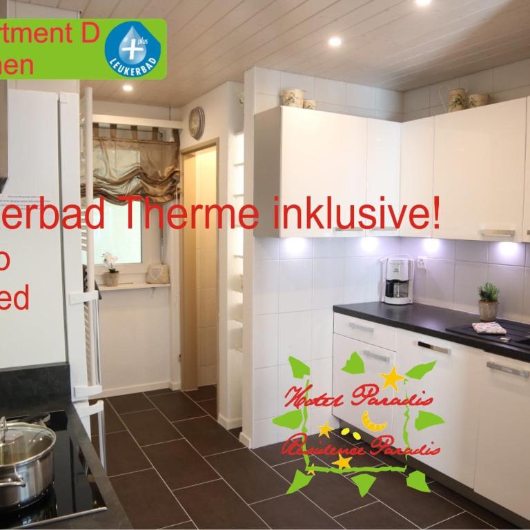 Hotel Paradis-Leukerbad-Therme - Apartment mit 3 Schlafzimmern und Balkon - 4