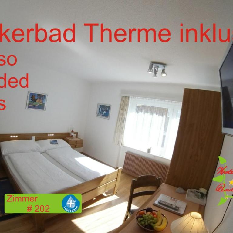 Hotel Paradis-Leukerbad-Therme - Economy Doppelzimmer - 5