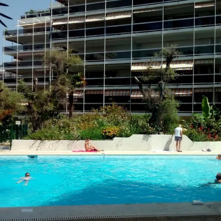 logement climatisé à Juan les Pins dans résidence avec piscine - Apartment with Terrace - 22