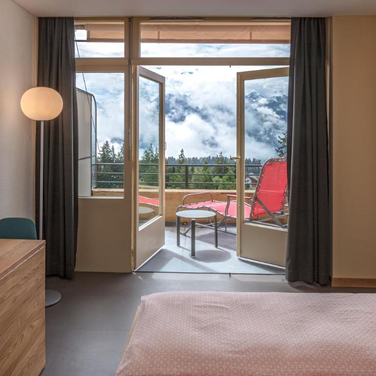 Crans-Montana Youth Hostel - Einzelzimmer mit eigenem Bad - 4