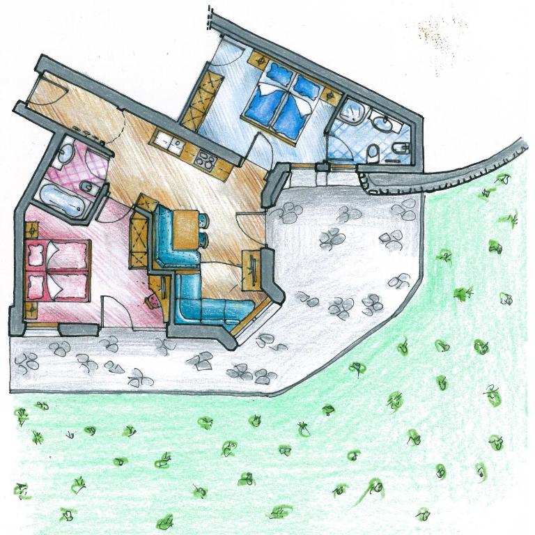Residence Cesa Ladina - Appartamento con 2 Camere da Letto - 2