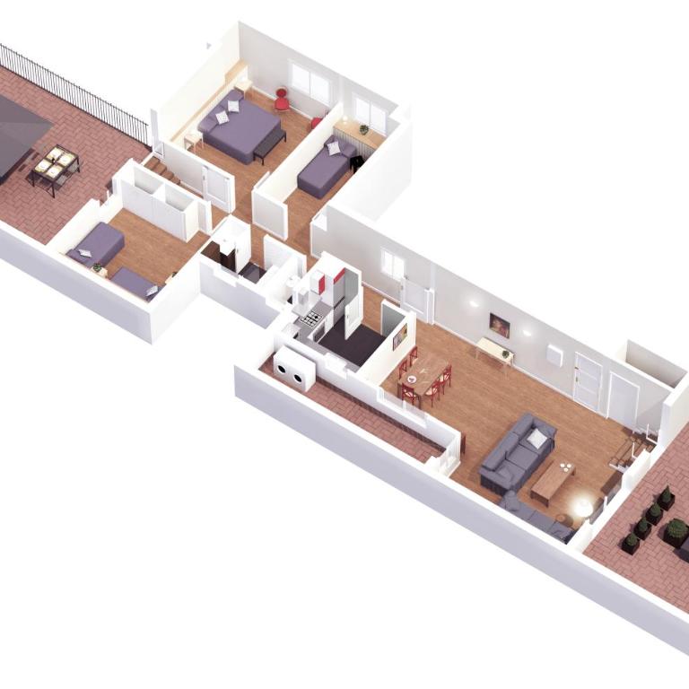 Bcn Paseo De Gracia Rocamora Apartment - Apartamento de 3 dormitorios con terraza - Ático - Passeig de Gracia, 51 - 15