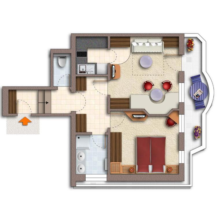 Boutique Appartments Gerlosperle - Comfort Apartment mit 1 Schlafzimmer - 1