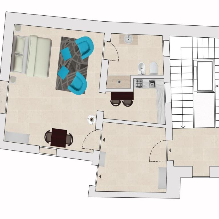 Re Federico Boutique Hotel - Appartamento Monolocale - 7