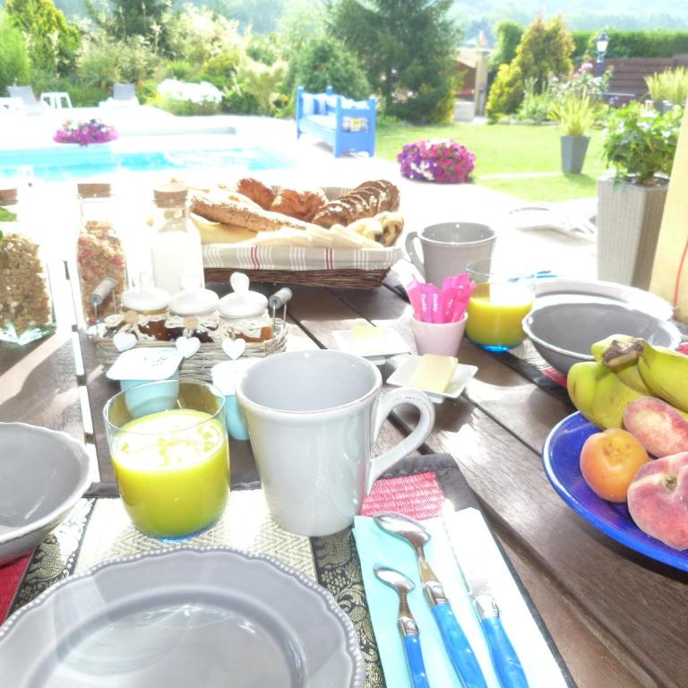 Les Bambous B&B - Doppelzimmer mit Poolblick - 18
