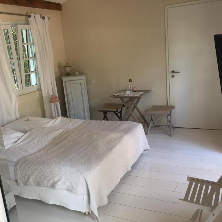 Villa La Begude - Boutique B&B - Chambre Double avec Balcon 2 - Vue sur Piscine - 20 m² - 7