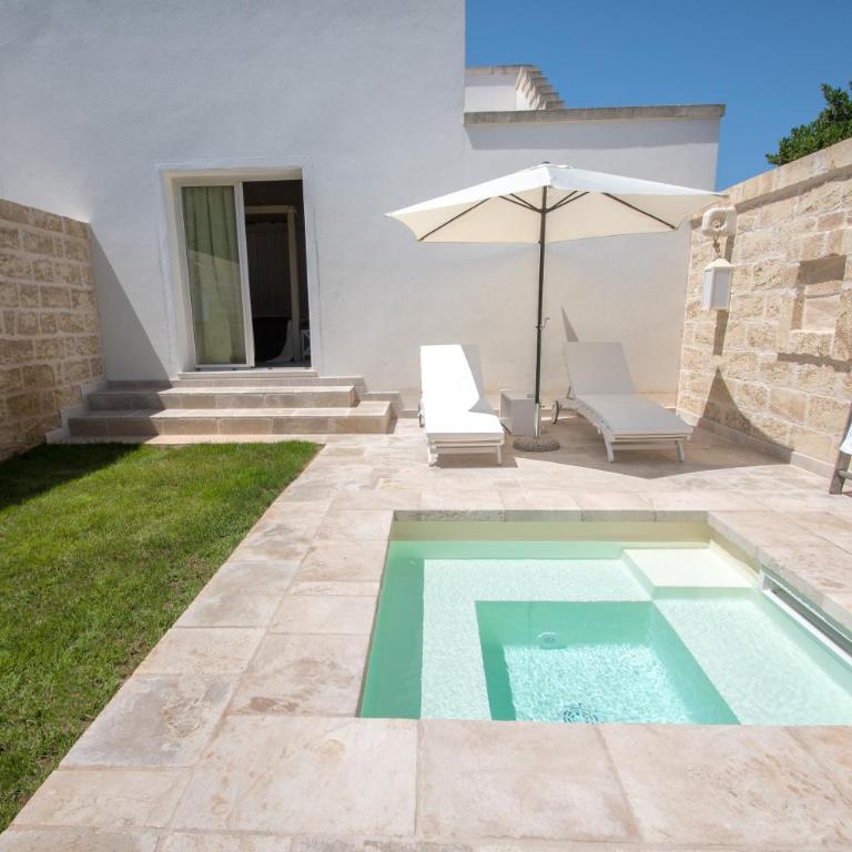 Masseria Muntibianchi AgriResort Restaurant & SPA - Camera Matrimoniale Deluxe con Vasca Idromassaggio - 3