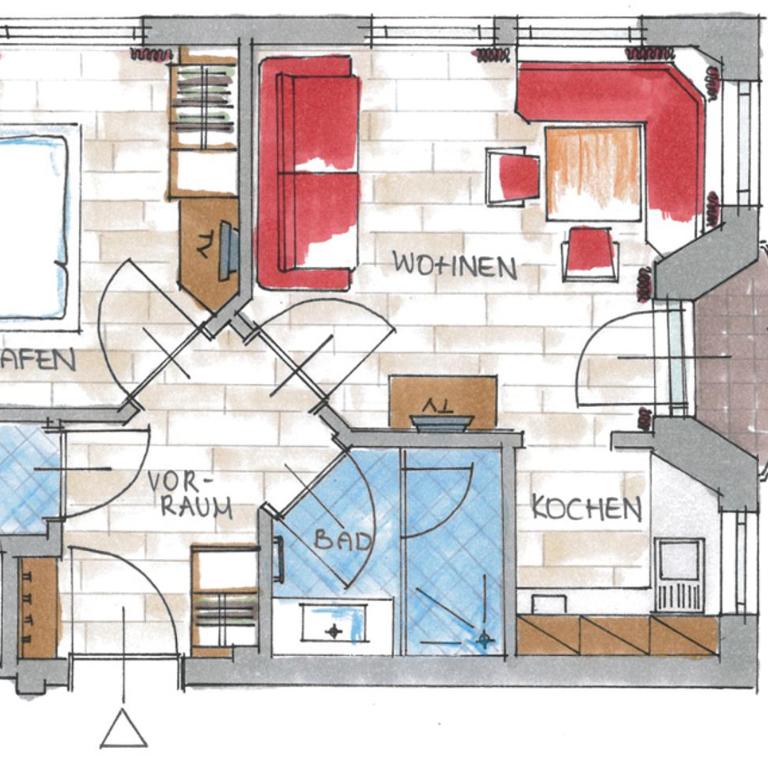 Appartements Alpenkristall - One-Bedroom Apartment - 2