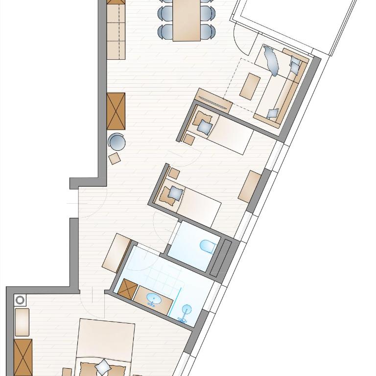adler alpen apartments - Apartment mit Balkon - 1