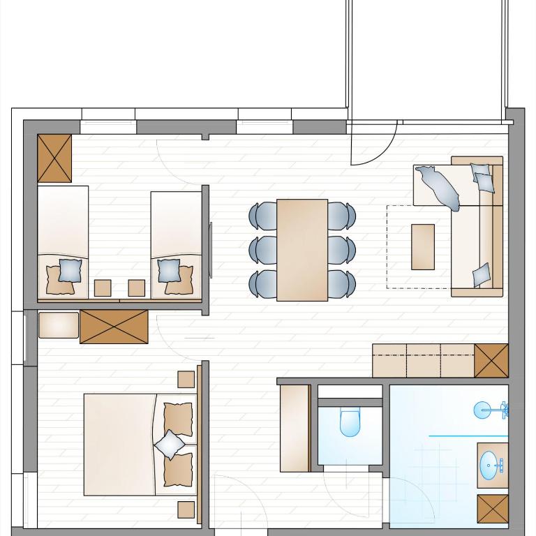 adler alpen apartments - Apartment mit Balkon - 2