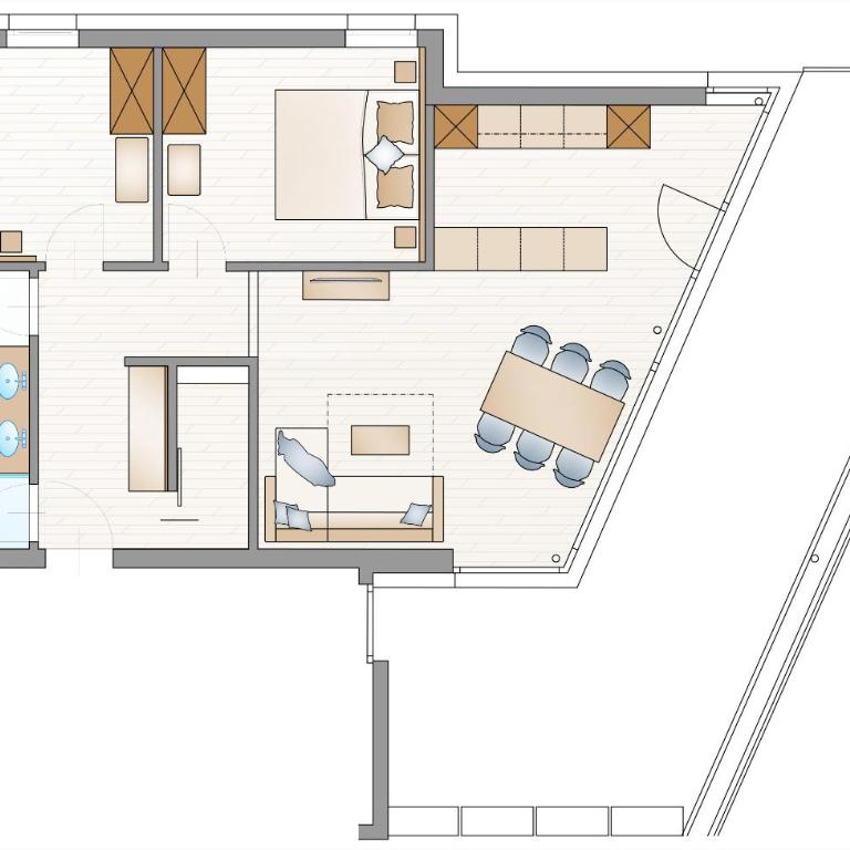adler alpen apartments - Apartment mit Terrasse - 3