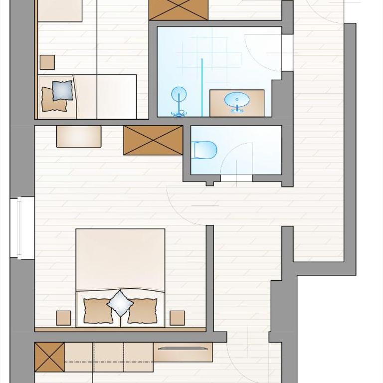 adler alpen apartments - Apartment mit Balkon - 1