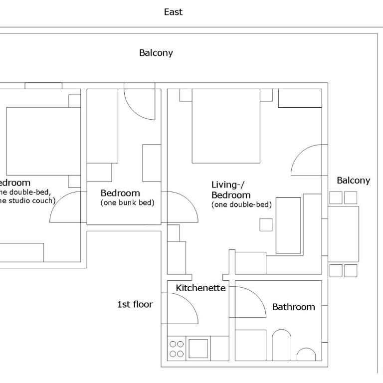 Landhaus Salzburg - Apartamento con balcón (7 adultos) - 2