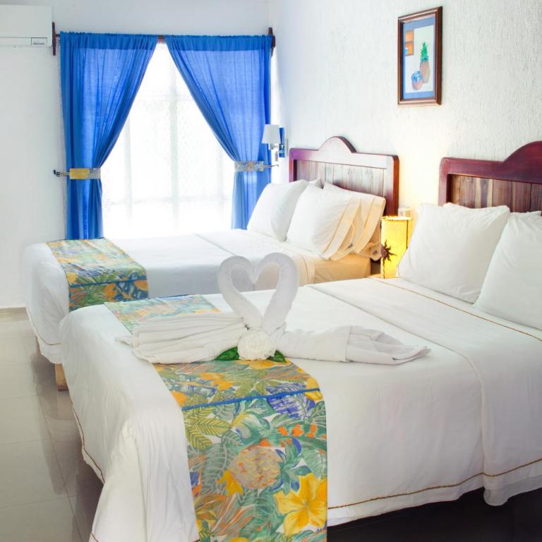 Eco-hotel El Rey del Caribe - Habitación Doble - 2 camas dobles - 2