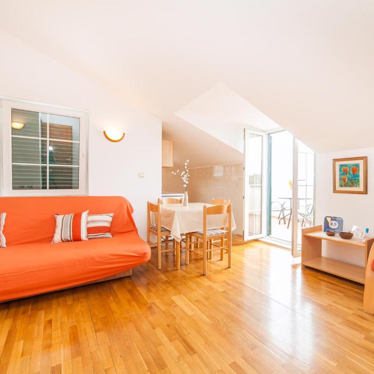 Apartments Krš Medinski - One-Bedroom Apartment with Terrace and Sea View - Attic - 11