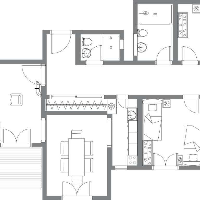 Apartment Vrutak - Three-Bedroom Apartment - 1