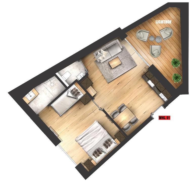 Amaris Apartments - Apartment im Souterrain - 2