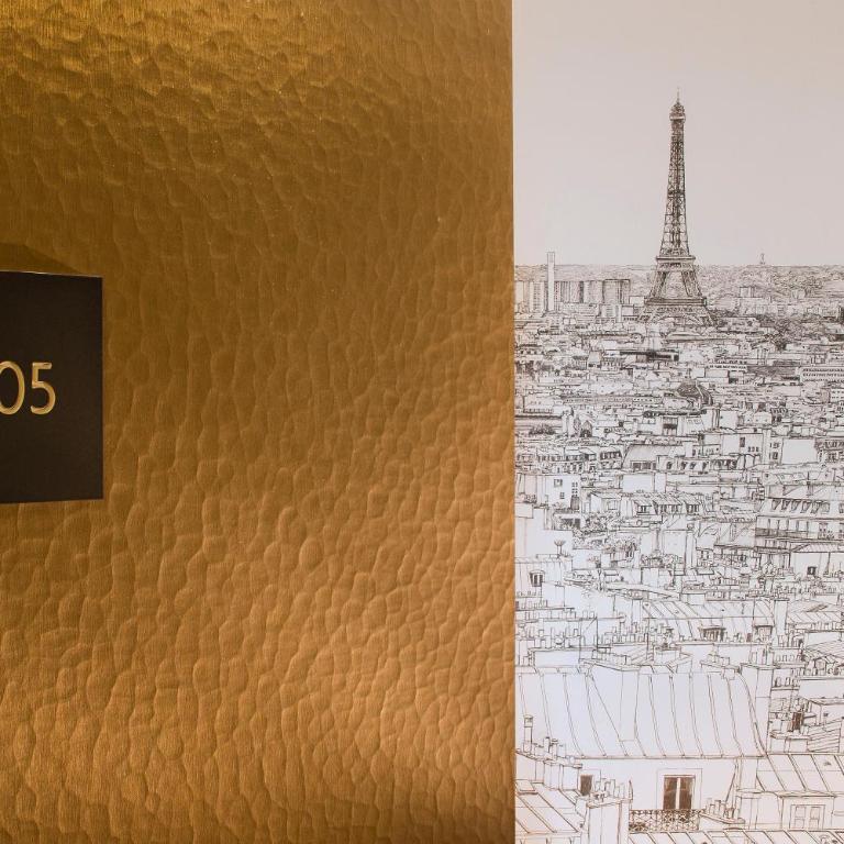 Cler Hotel - Chambre Double - Vue sur Tour Eiffel - 11