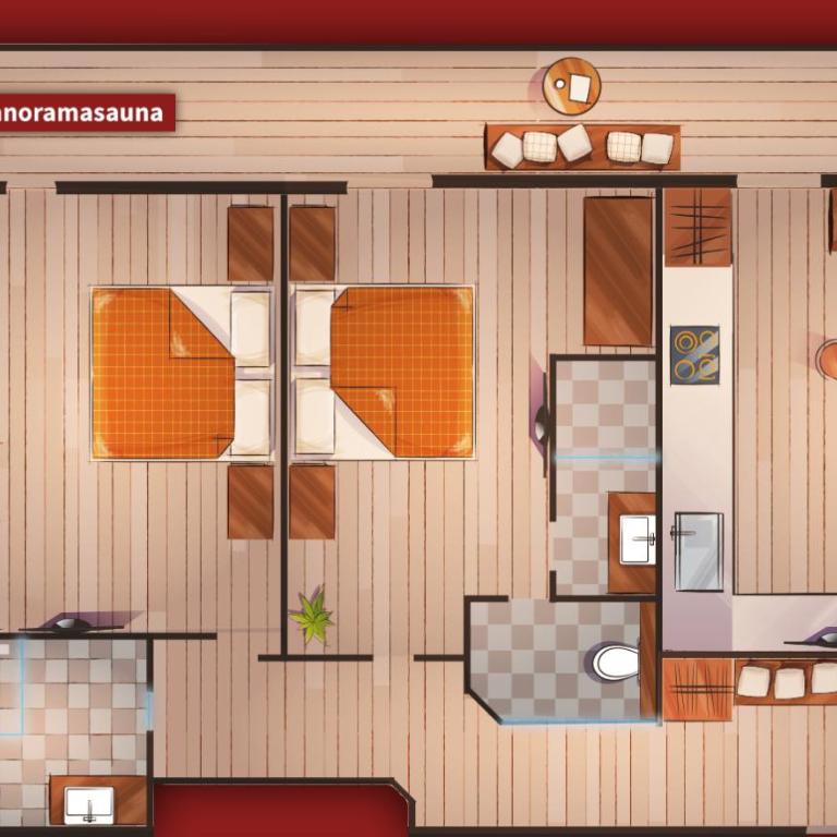 Fernblick - Penthouse Superior Apartment mit Panoramasauna - 4