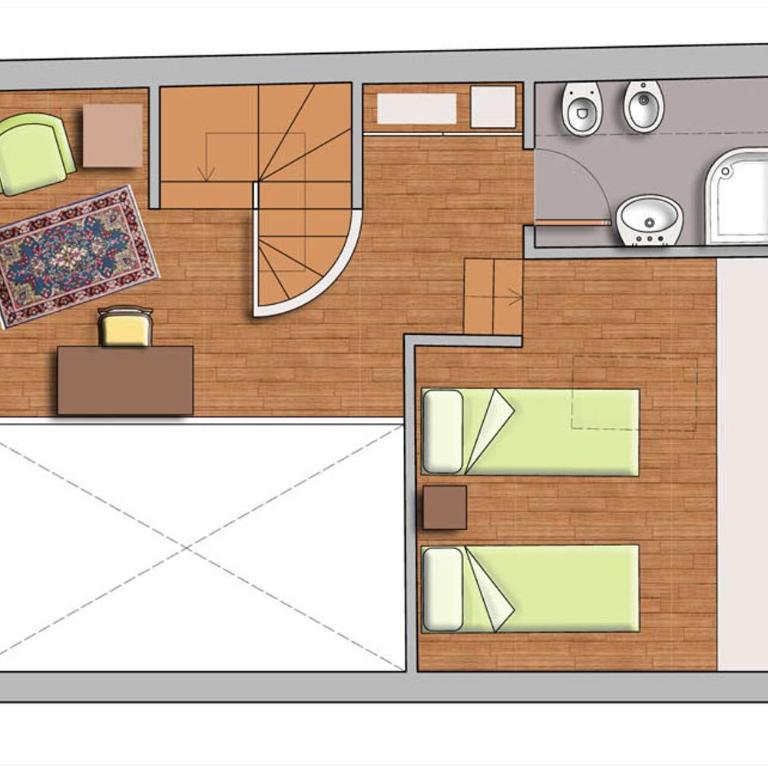 Appartamento Accademia San Vio - Two-Bedroom Apartment - 3