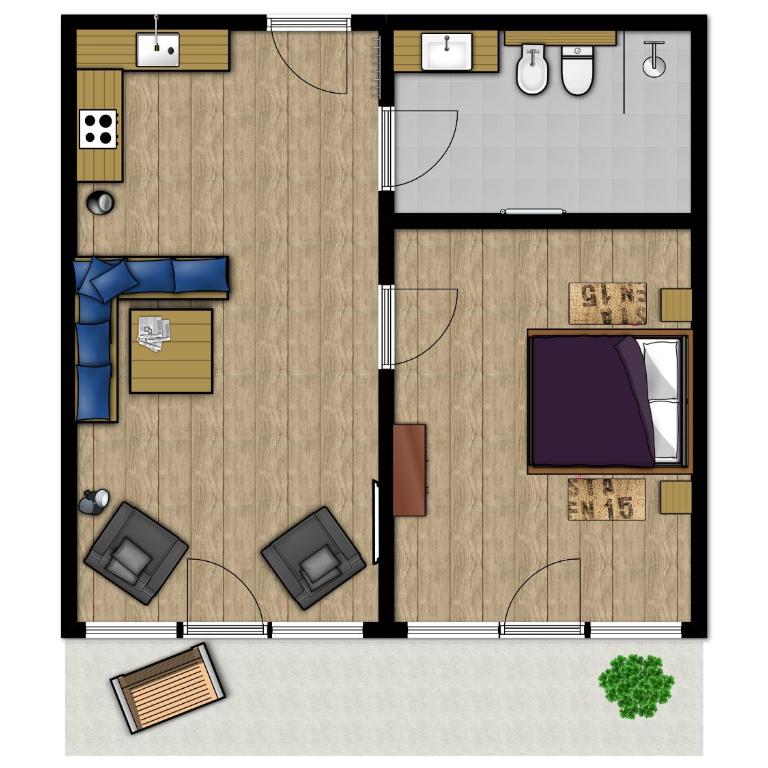 Nockberge Lodge - Apartment mit 1 Schlafzimmer - 1
