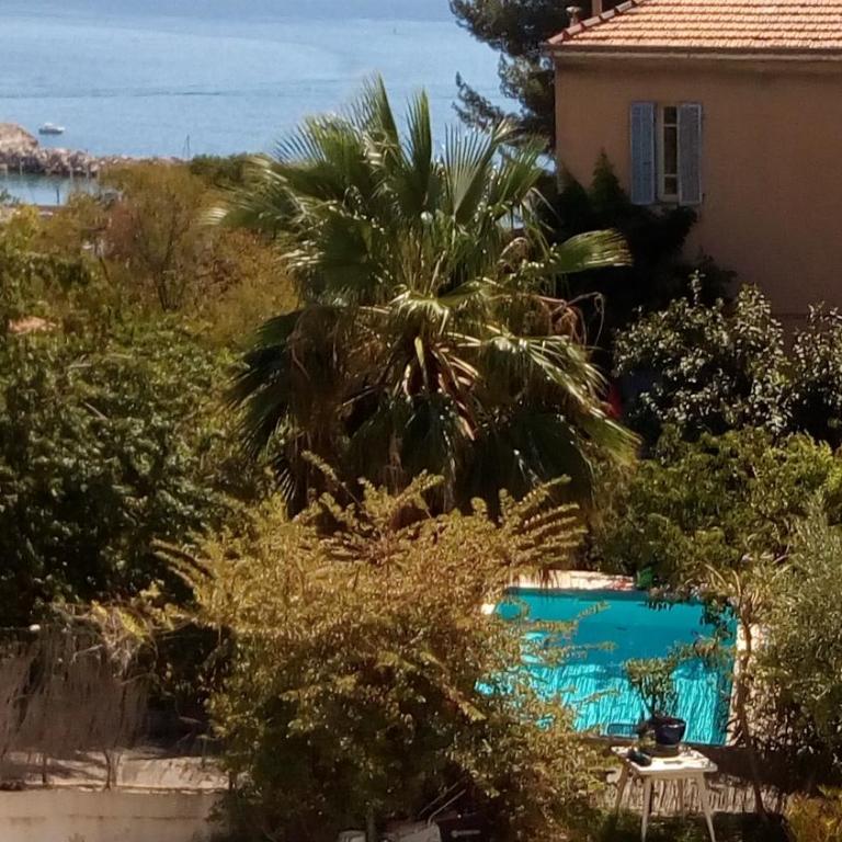 Maison d'Hôtes La Bastide Bleue - Chambre Double - Vue sur Mer - 8