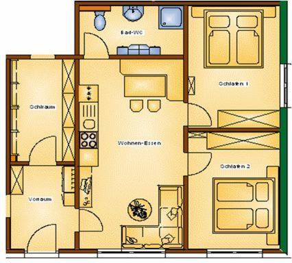 Apartment Sunshine - Apartment mit 2 Schlafzimmern und Terrasse - 8