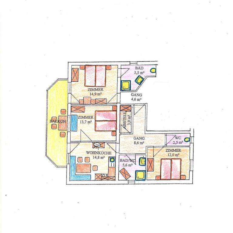 Haus Simone - Apartment für 4-9 Personen mit bis zu 4 Schlafzimmern - 5
