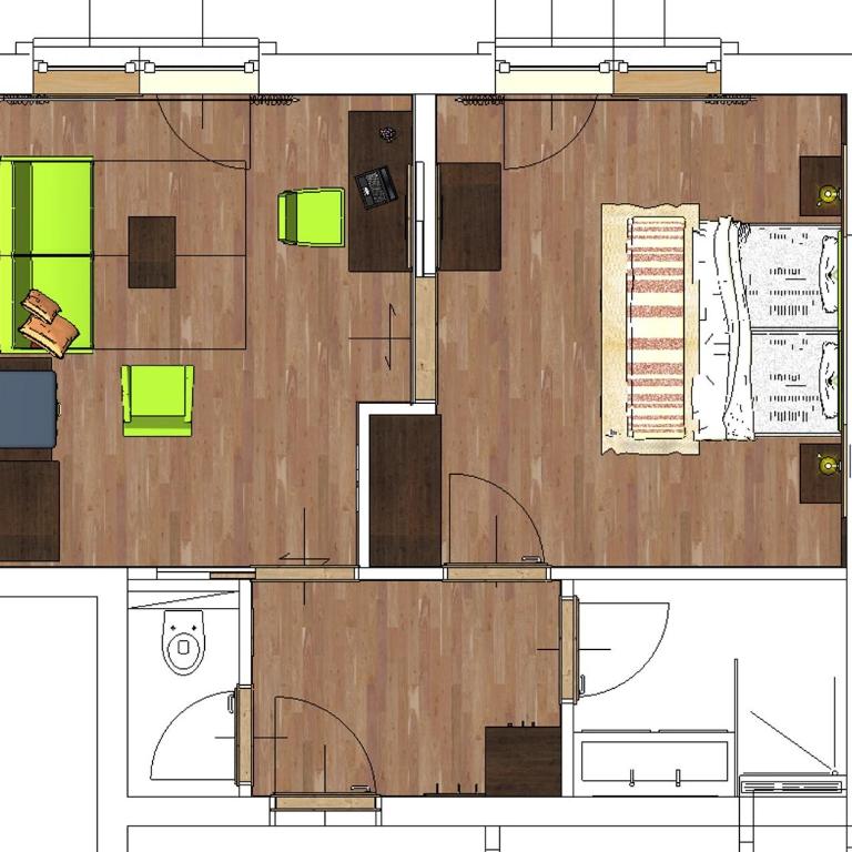 Apartments & Garni Alpenrose - Familienstudio - 2