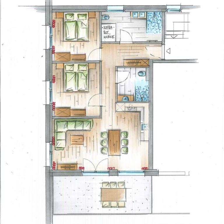 Appartements Ausblick - Apartment mit 2 Schlafzimmern - 72 m² - 21