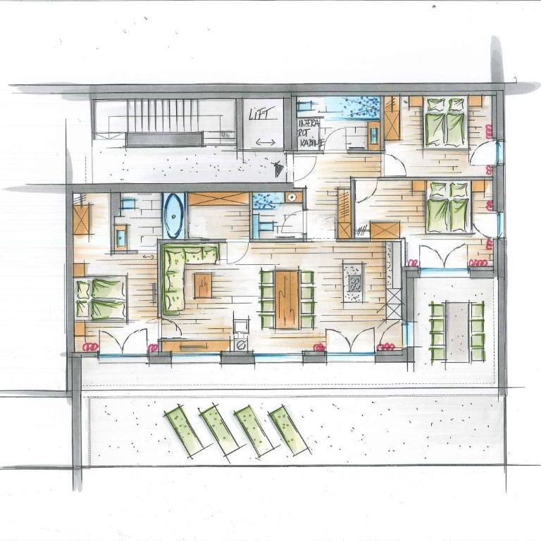 Appartements Ausblick - Deluxe Apartment - 110 m² - 30