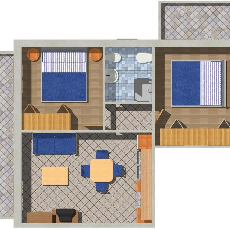 Family Residence Nuova Orchidea - Two-Bedroom Apartment with Terrace - 13