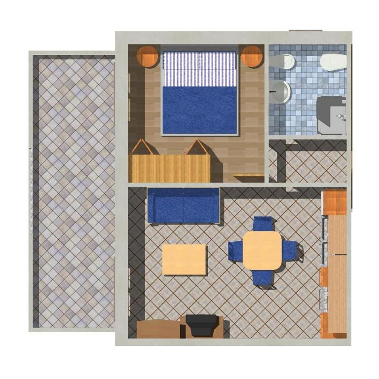 Family Residence Nuova Orchidea - Standard One-Bedroom Apartment - 3