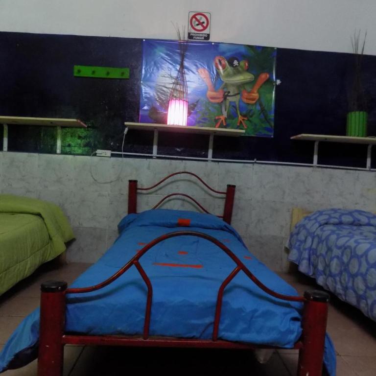 Hospedaje La Rana - Habitación Compartida Mixta - 4 camas - 1