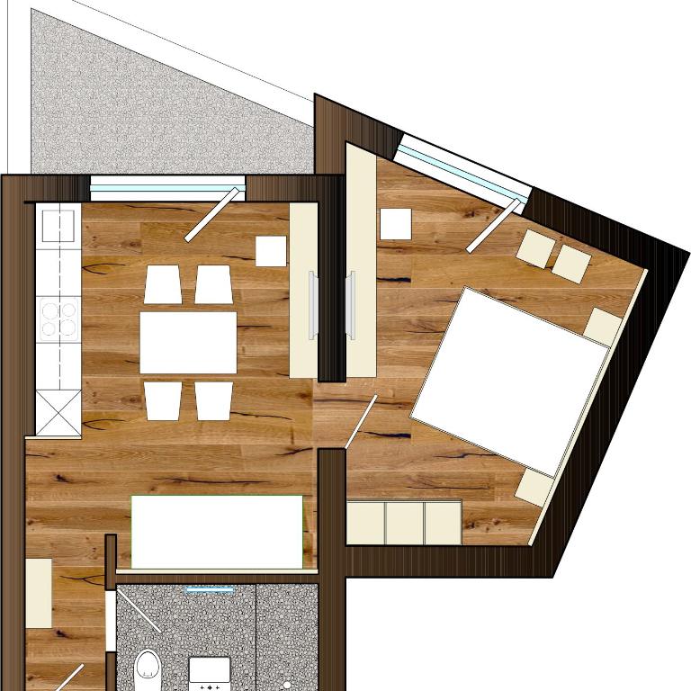 Apart Chamins - Apartment mit Balkon - 6