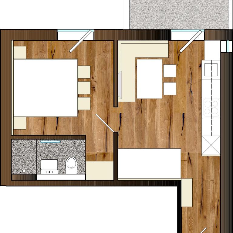 Apart Chamins - Apartment mit Balkon - 6