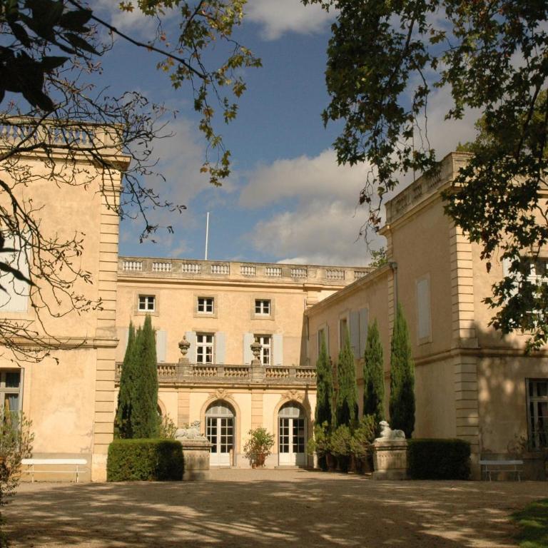 Chateau de Raissac - Chambre Double de Luxe Jaune - Vue sur Jardin - 4