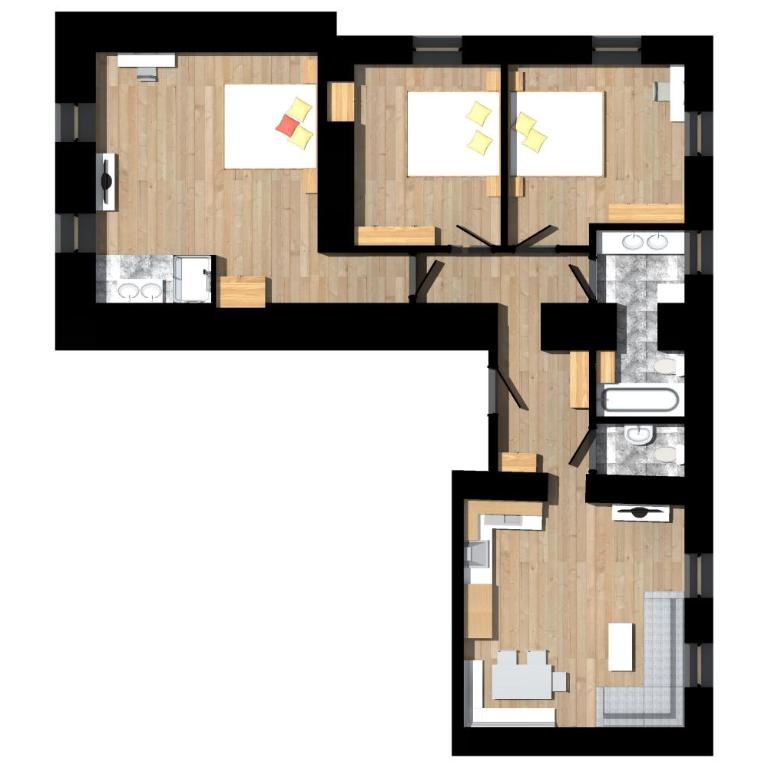 Appartements Kornberg Gütl - Apartment mit 3 Schlafzimmern - 11