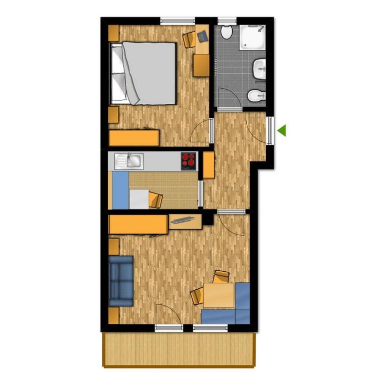 Apartments Lasteis - Apartment with Balcony - 7
