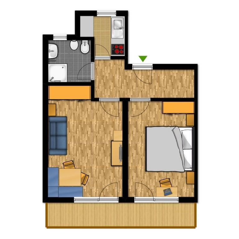 Apartments Lasteis - Apartment with Balcony - 1