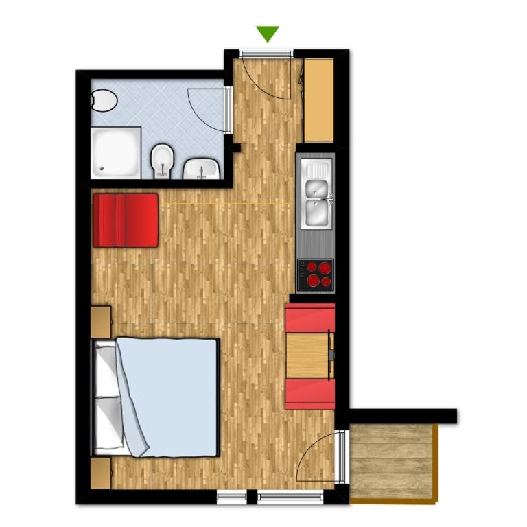 Garnì Lasteis B&B - apartments - Monolocale (3 Adulti) - 15