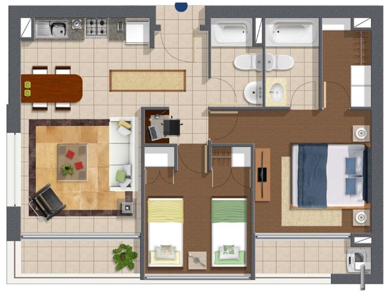 Departamento Atlántico Viña Del Mar - Apartamento con vistas a la piscina - 30