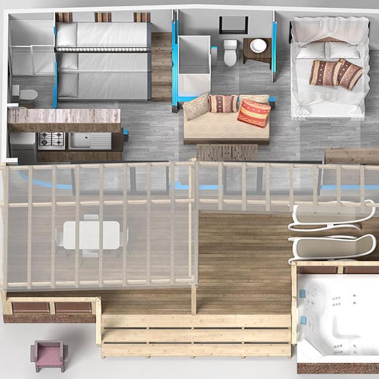 La Rocca Camping Village - Suite in Casa Mobile con Vasca Idromassaggio - 4