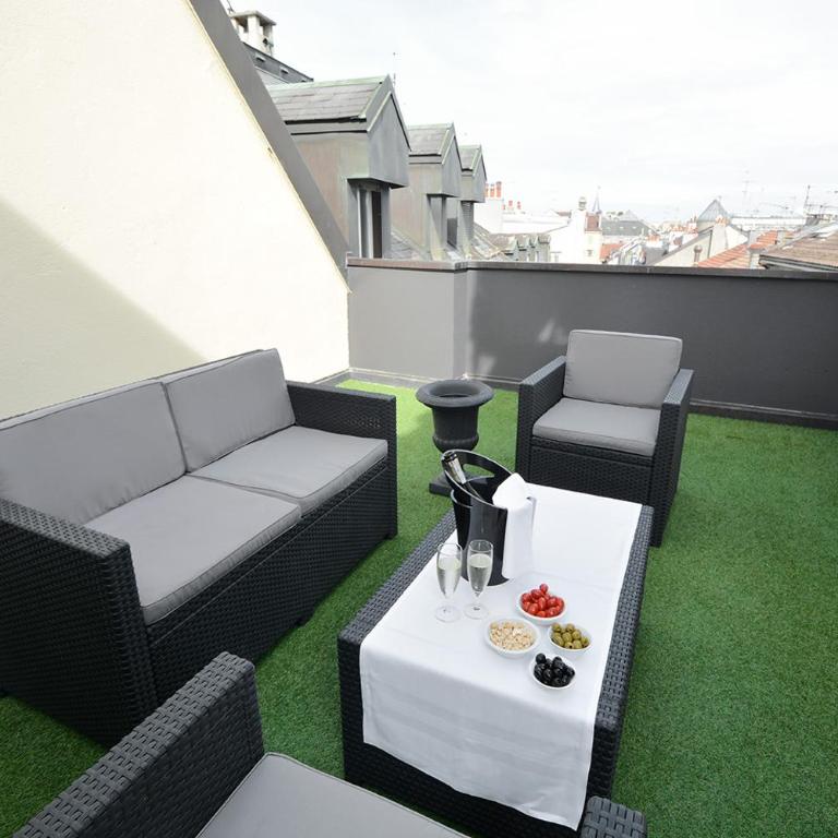 Hotel des Alpes - Studio Duplex avec Terrasse - 7
