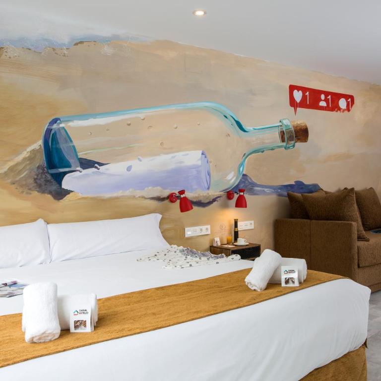 Casual del Mar Málaga by Casual Hoteles - Habitación Deluxe con cama grande - 1