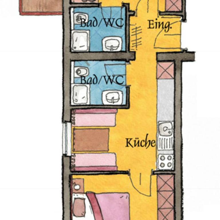 Hotel Universo - Apartment with Balcony - 1