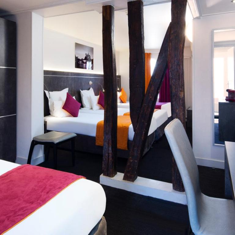 Hôtel du Plat d'Etain - Chambre Familiale - 1