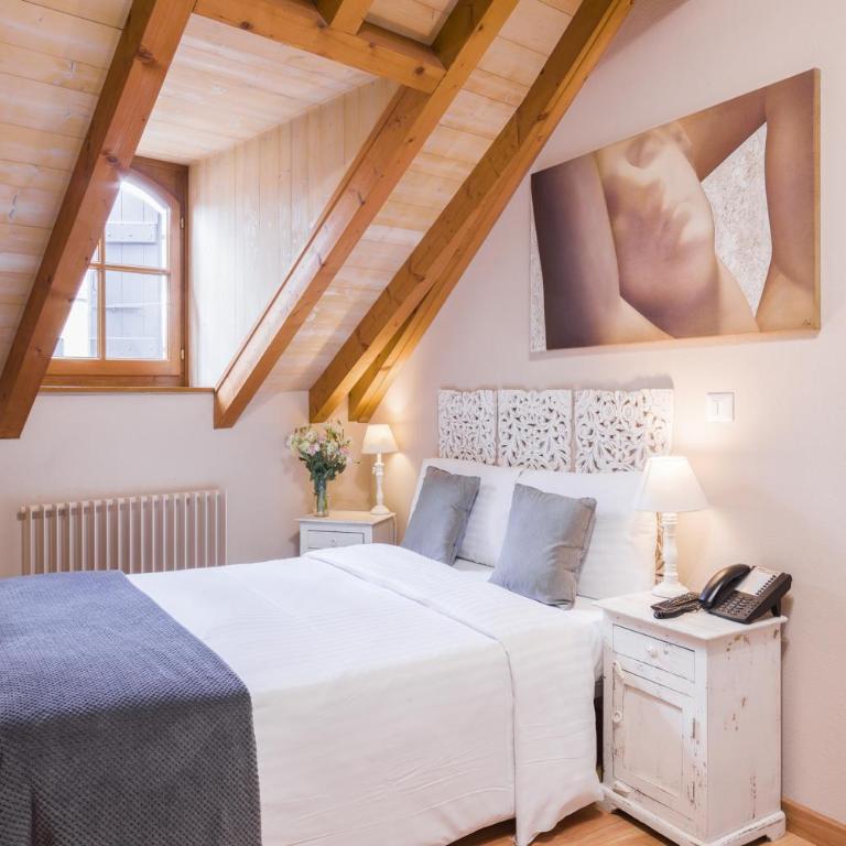 Auberge Communale de Carouge - Chambre Double – Vue sur Ville - 2
