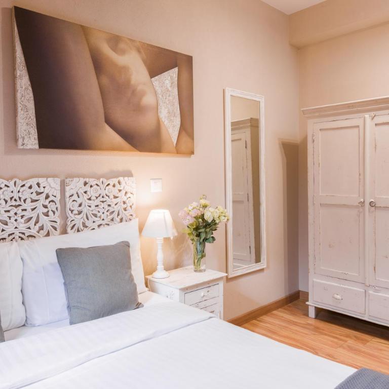 Auberge Communale de Carouge - Chambre Double – Vue sur Ville - 1