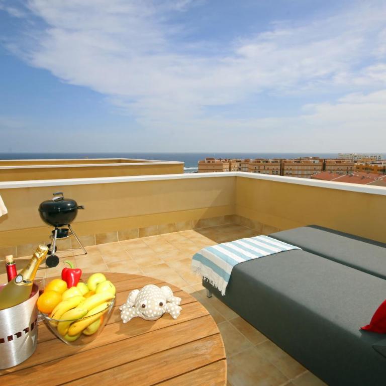 LA PERLA by RENTMEDANO superb luxury duplex, private roof terrace, ocean view, pool, WiFi and parking - Apartamento con vistas al mar - 13
